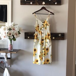 Sunflower Pocket Dress